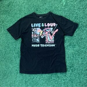 MTV Television Black T-Shirt